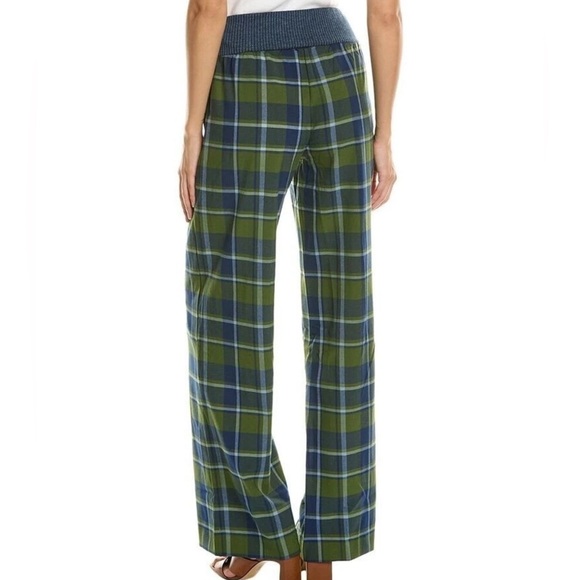 🦋NWT!WEWOREWHAT Revollve Low-Riser V- Cut Plaid Pants with Pockets pull on SZ S - Picture 3 of 14